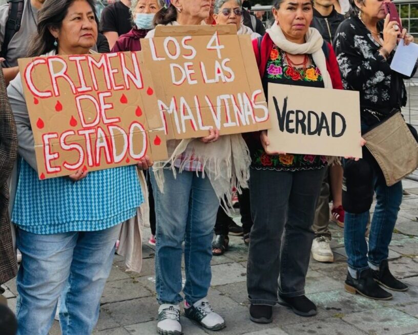 Quito exige justicia a un año del caso Malvinas Quito exige justicia a un año del caso Malvinas